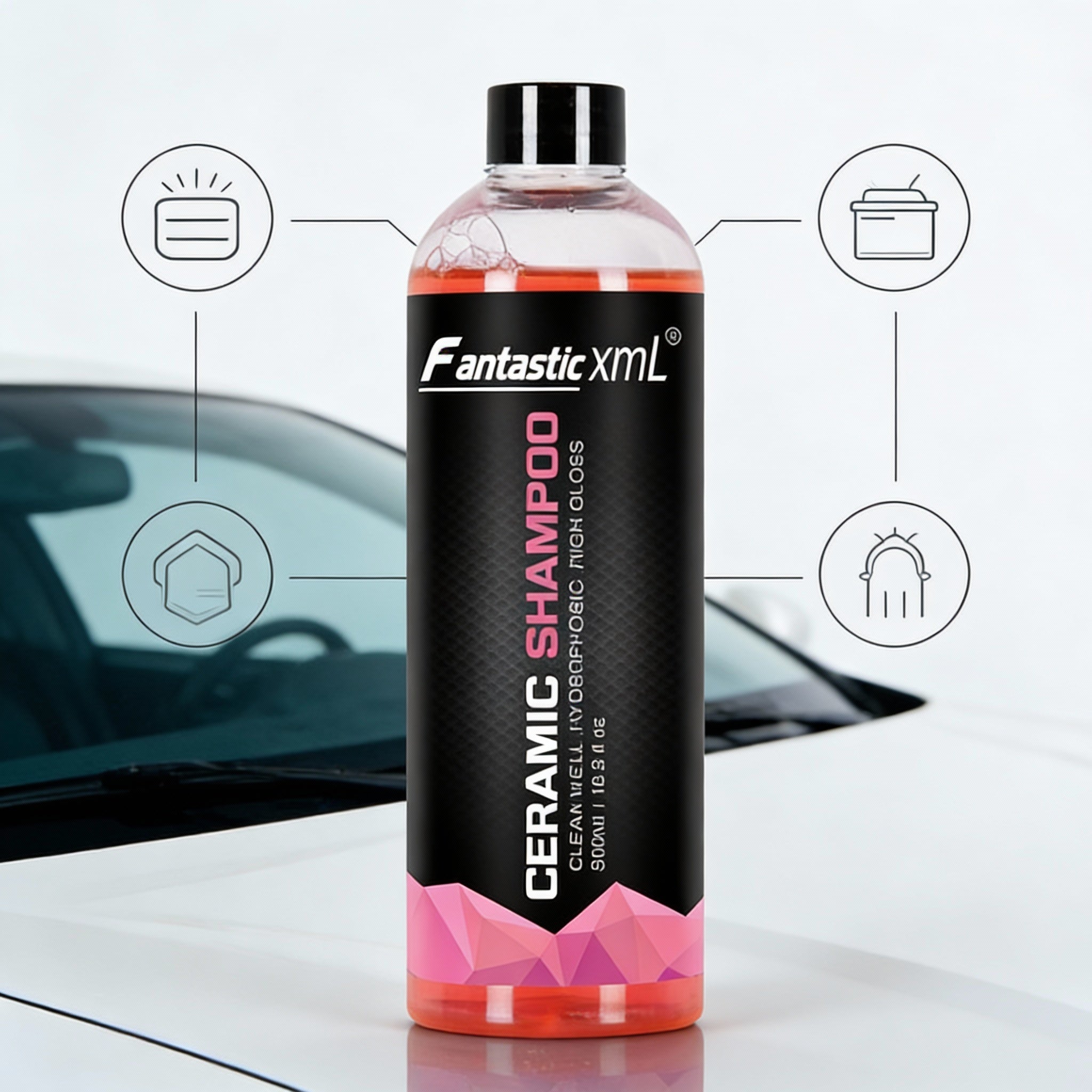 Strong Cleaning Agent Glazing Car Wash