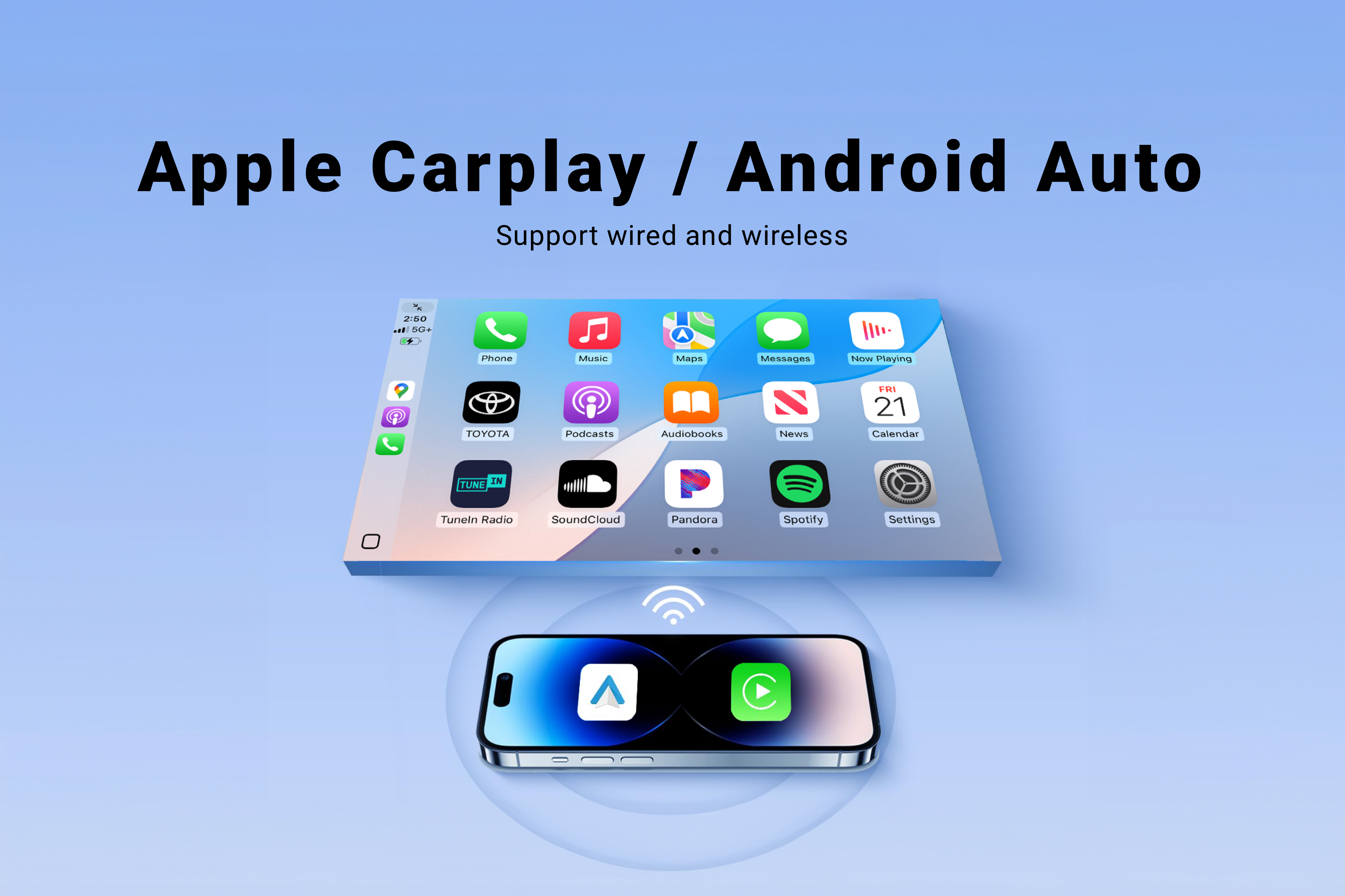 Android 12 13inch Universal Android player Car Radio