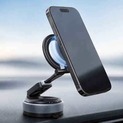 2-in-1 Detachable Magnetic Phone Mount