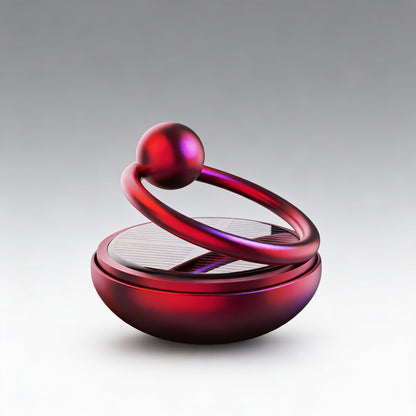 Solar Rotate Car Perfume Air Freshener Aromatherapy Auto Fragrance