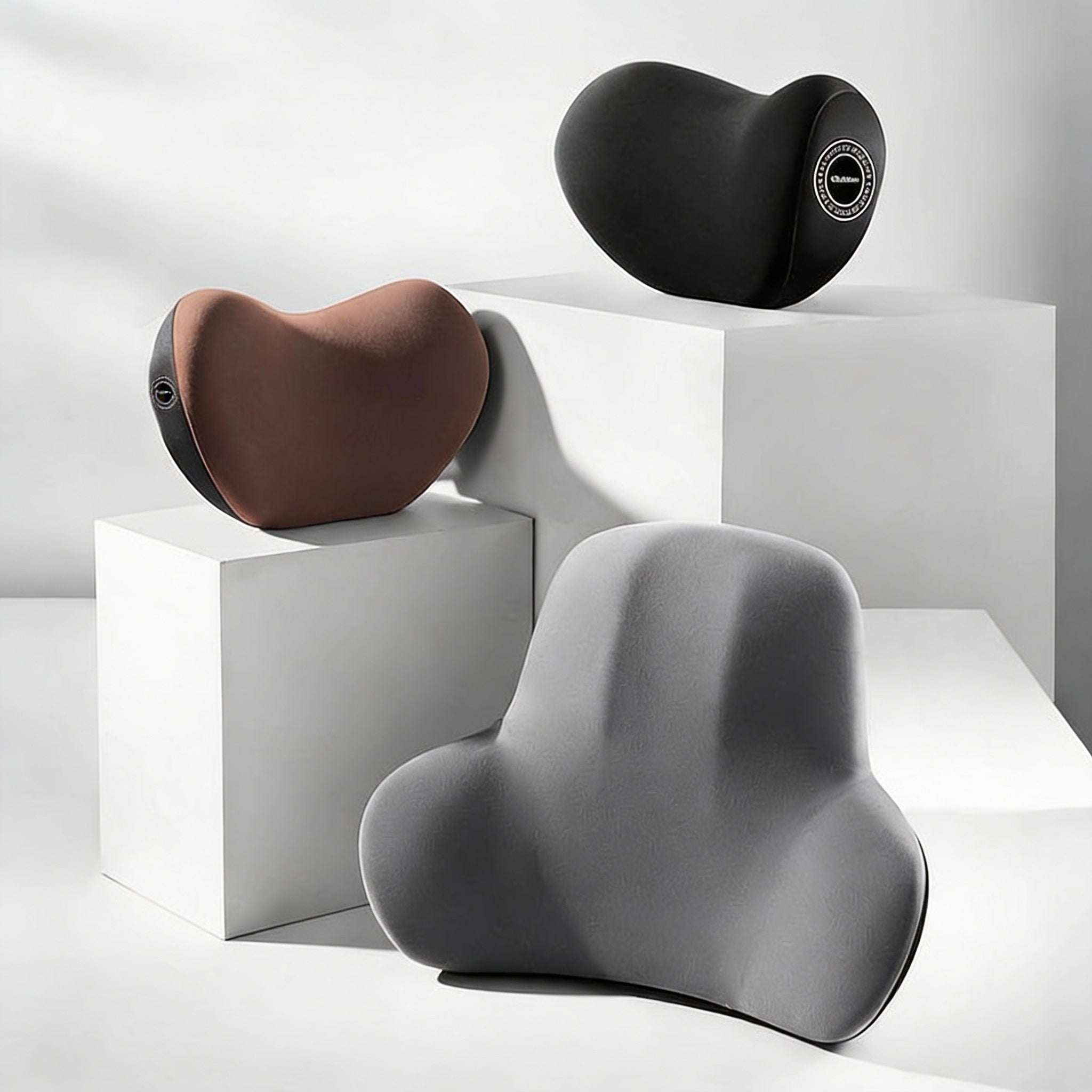 Four Seasons Universal Car Memory Foam Waist Cushion Back Cushion Headrest Cervical Spine Neck Pillow Car Pillow Seat Headrest