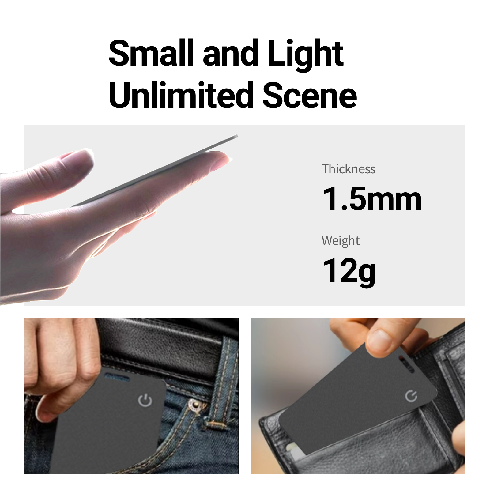 Magicard Mini Global GPS Tracker Find My (IOS only)-Wallet Bike Phone