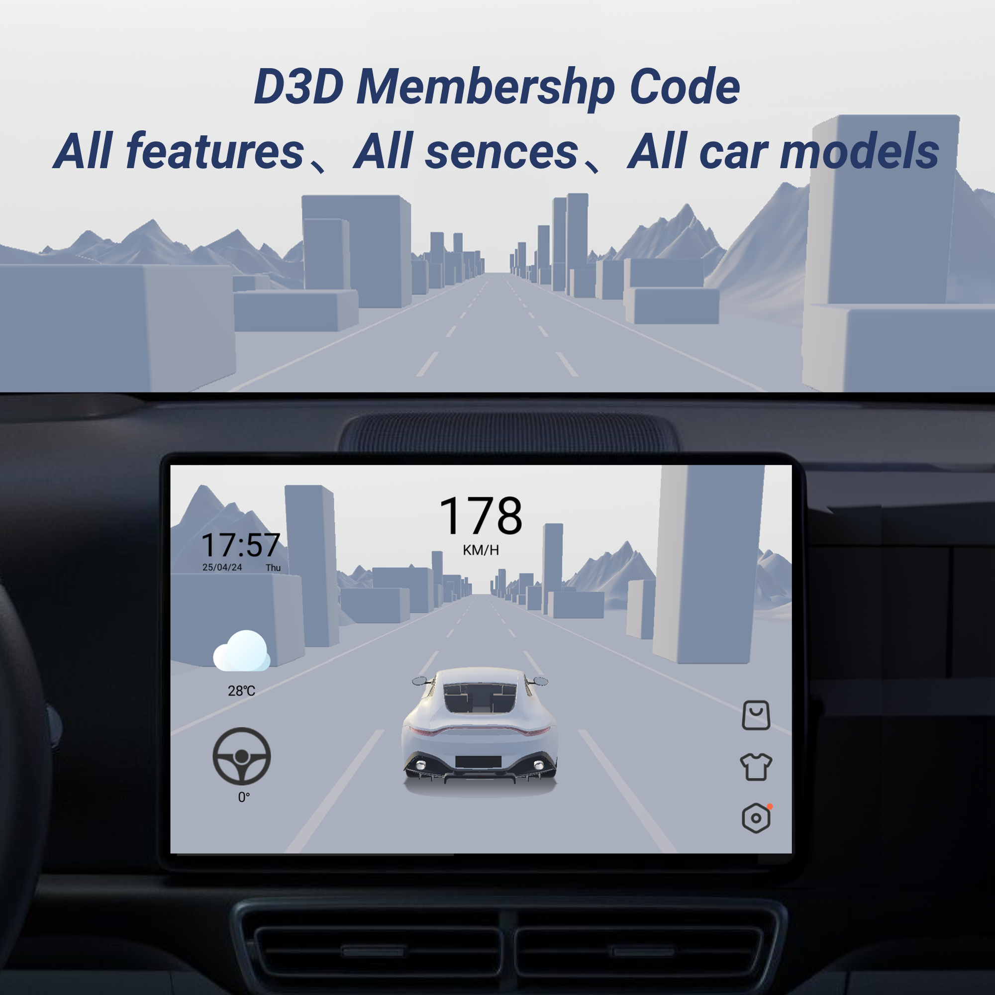 D3D View-- Real 3D Driving Experience