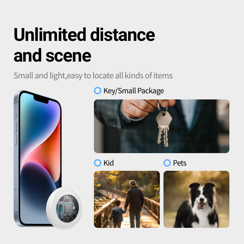 Global GPS Mini Smart Tracker Find My(IOS only)Air -Tag Pets Kids Luggage