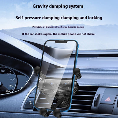New Car Gravity Induction Support Frame Car Phone Holder Bracket Olecranon Clip