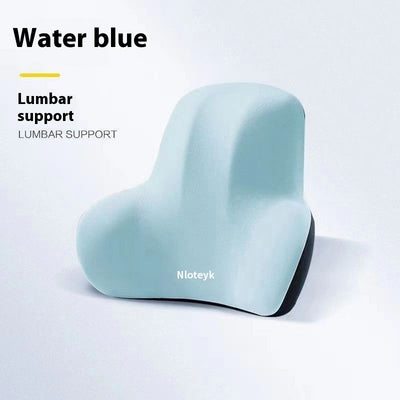 Four Seasons Universal Car Memory Foam Waist Cushion Back Cushion Headrest Cervical Spine Neck Pillow Car Pillow Seat Headrest